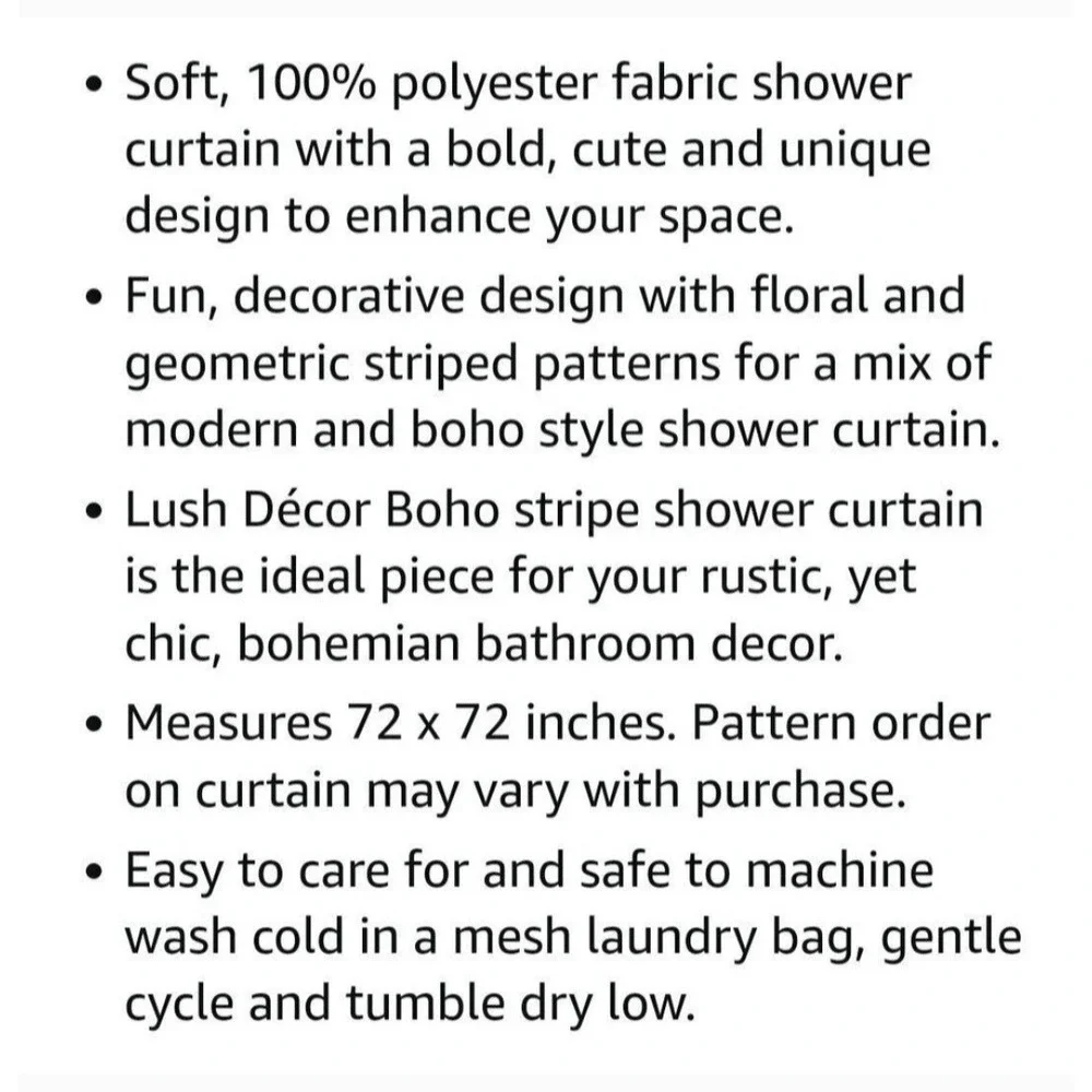 NEW Lush Bohemian 72